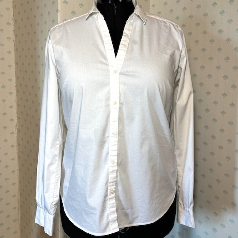 H&M | White button down shirt | 12